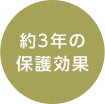 約3年の保護効果